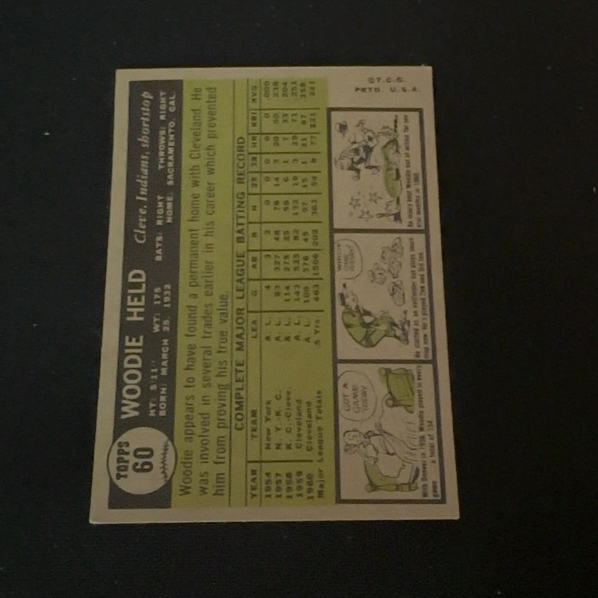 Woodie Held Cleveland Indians - 2