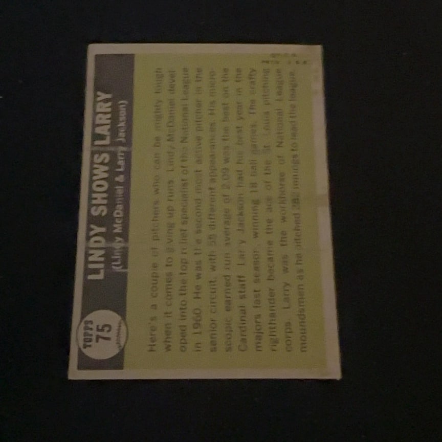 1961 Topps Lindy Shows Larry - 2
