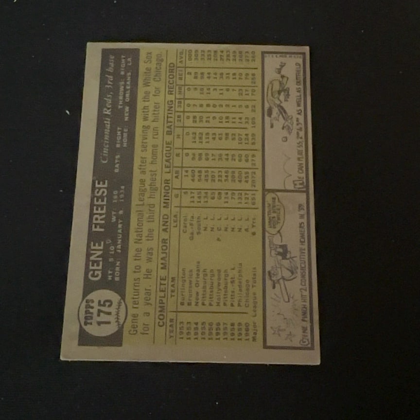 Gene Freese Cincinnati Reds - 2