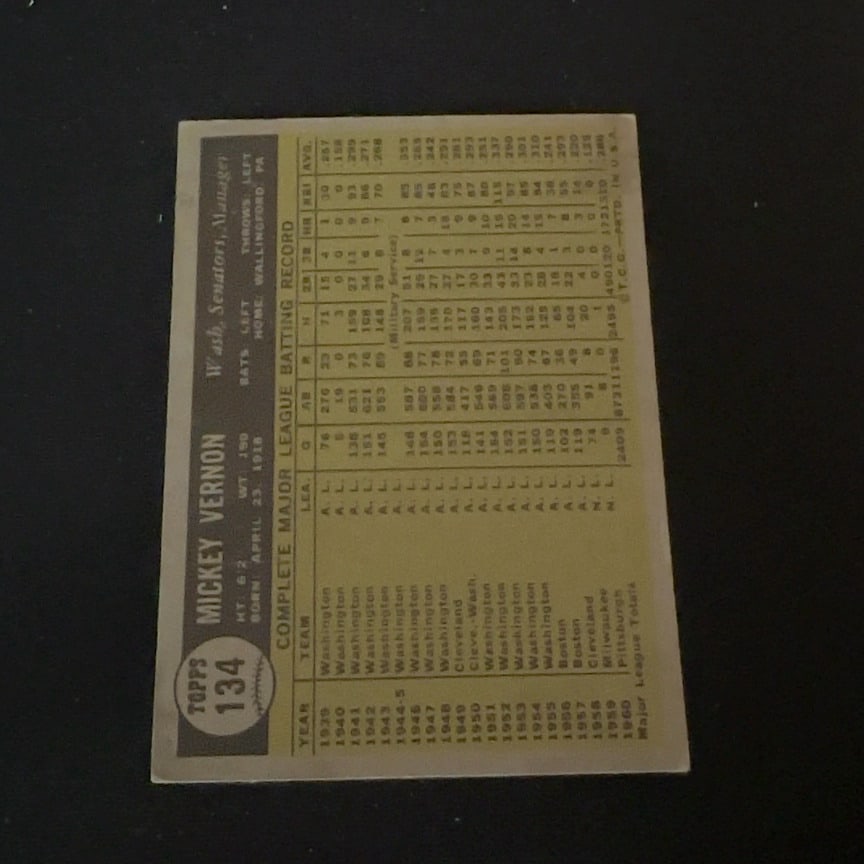 Vintage Mike Fornieles Boston Red Sox Baseball Card - 2