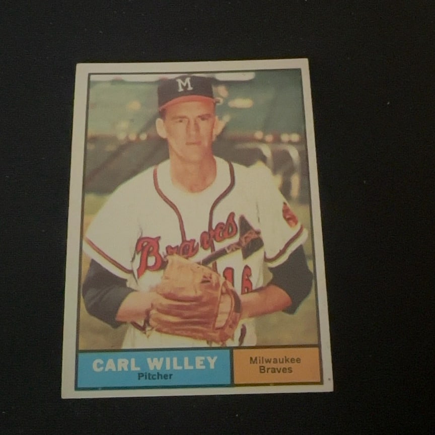 1961 Topps Carl Willey (1 of 2)