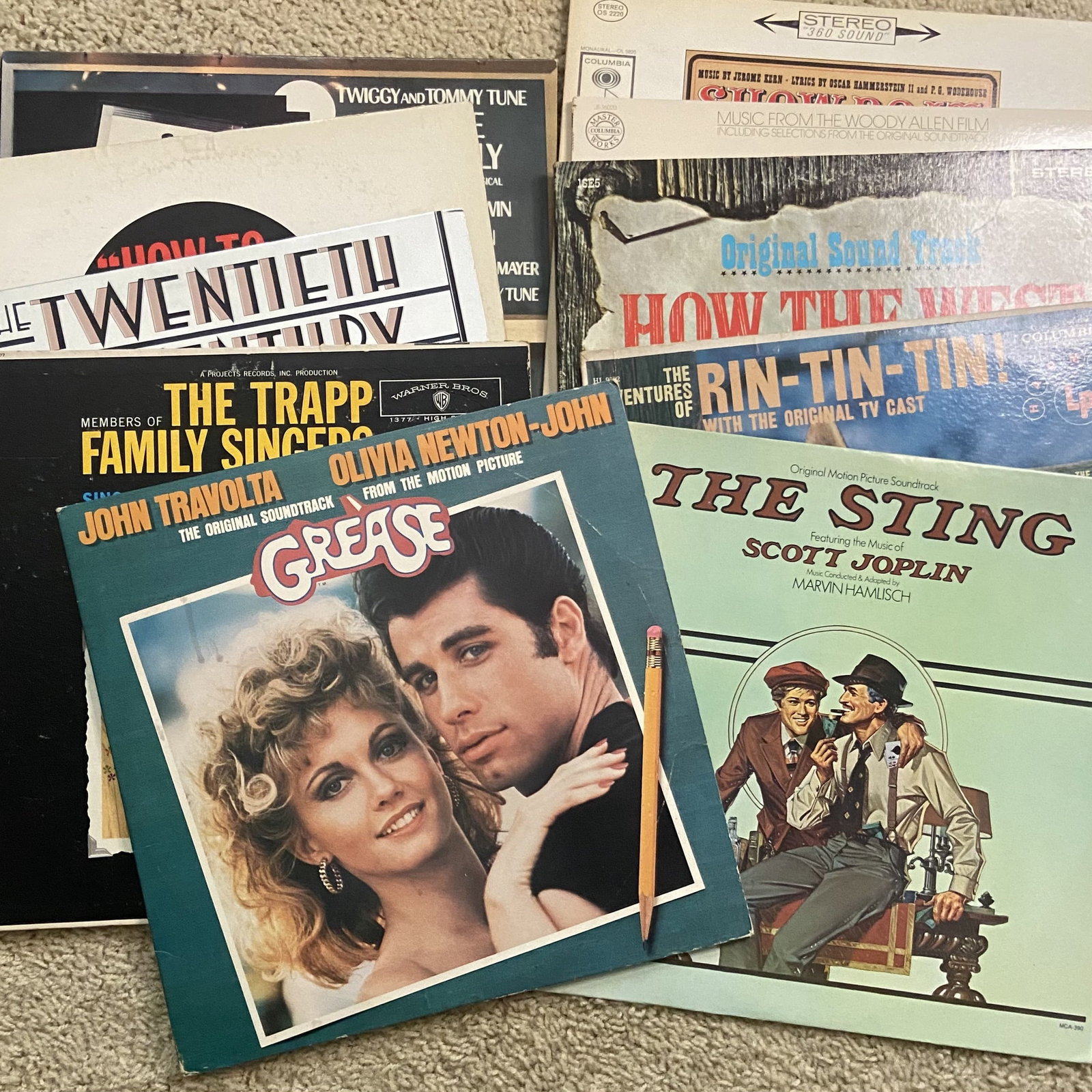 Collection of Vintage Vinyl Soundtrack Albums (1 of 1)