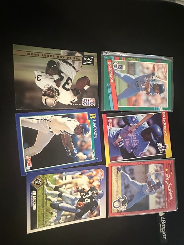 Bo Jackson Sports Card Collection (1 of 2)