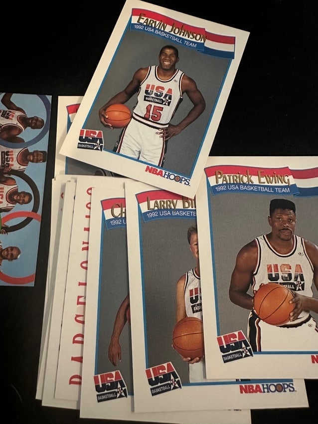1992 NBA Hoops Dream Team Cards - 2