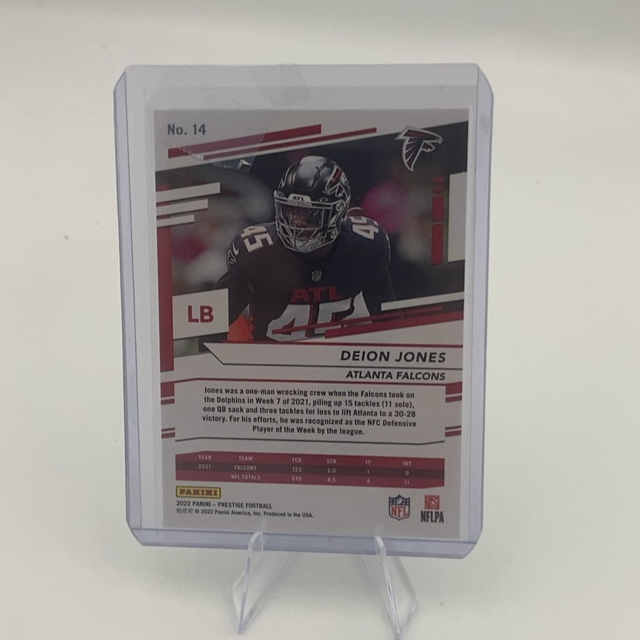 2022 Prestige Deion Jones Xtra Points - 2
