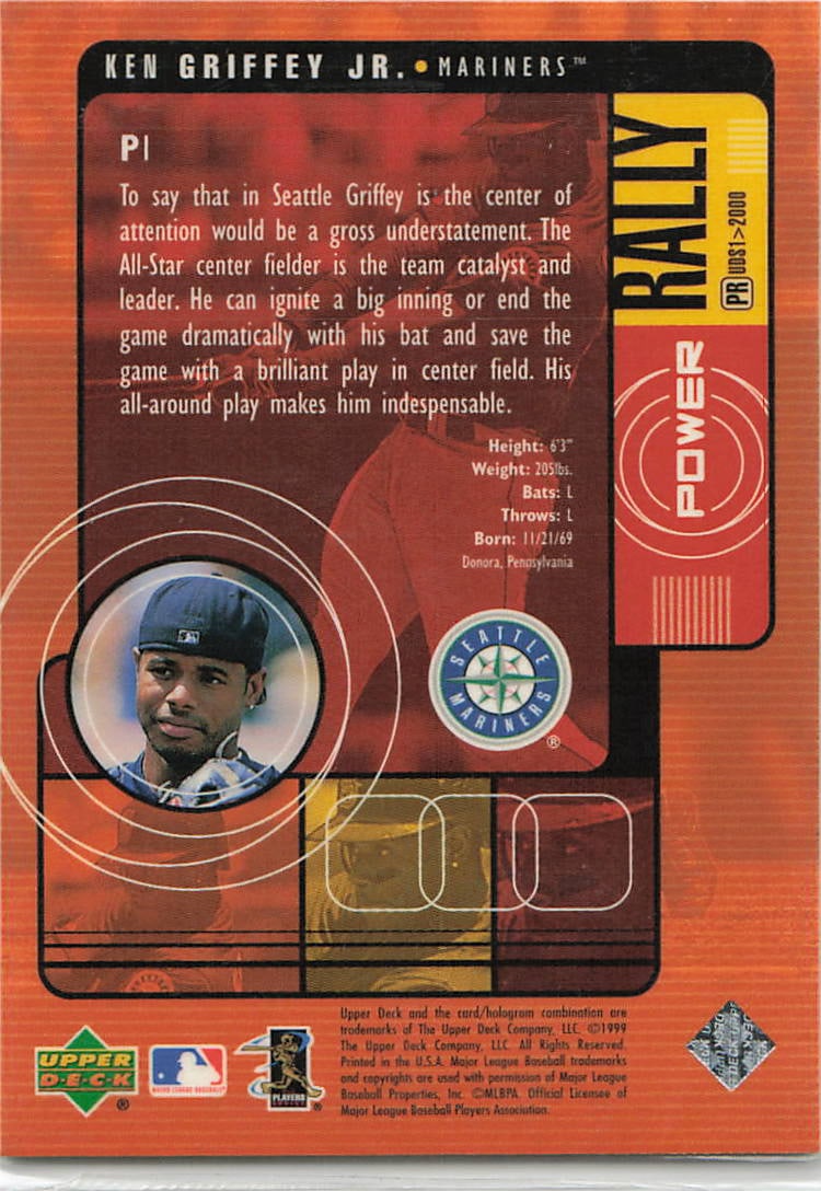 2000 Upper Deck Ken Griffey Jr. Power Rally - 2