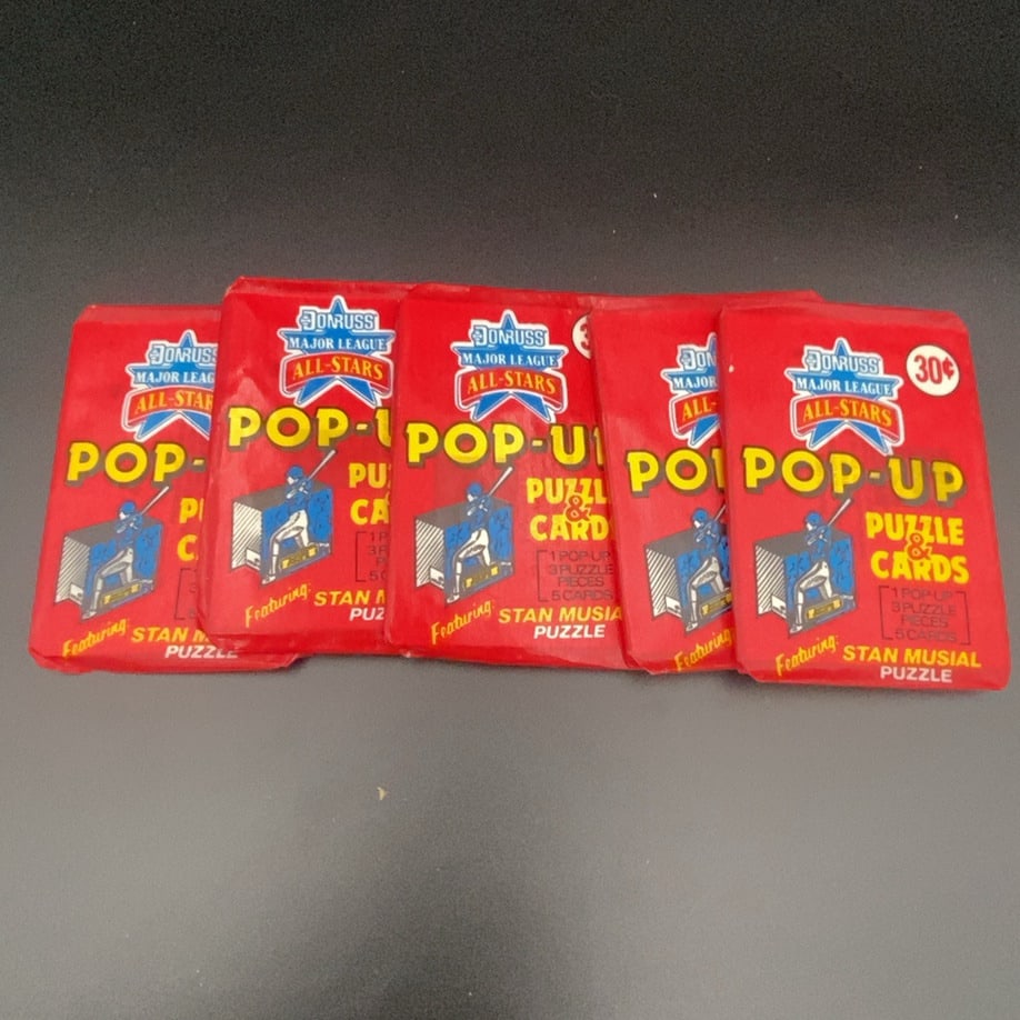 1980 Donruss Major League All-Stars Pop-Up Puzzle Packs (1 of 1)