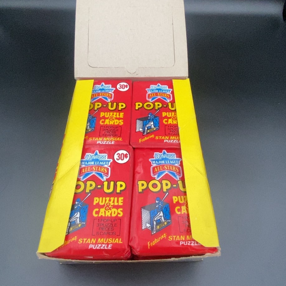 Donruss Major League All-Stars Pop-Up Puzzle & Cards - 2