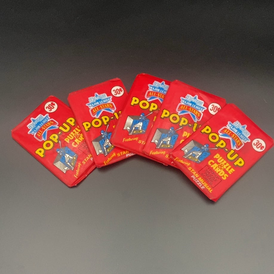 Donruss Major League All-Stars Pop-Up Puzzle and Cards (1 of 2)