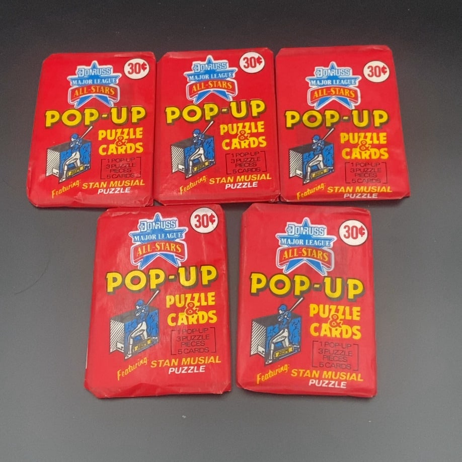 Donruss Major League All-Stars Pop-Up Puzzle & Cards (1 of 1)