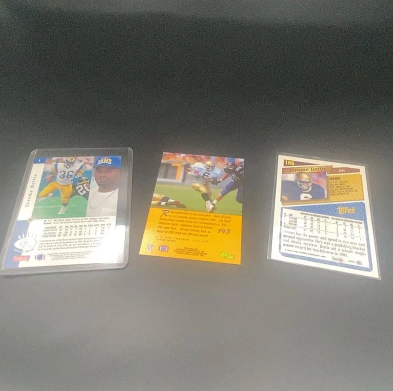 Jerome Bettis Football Card Lot - 2