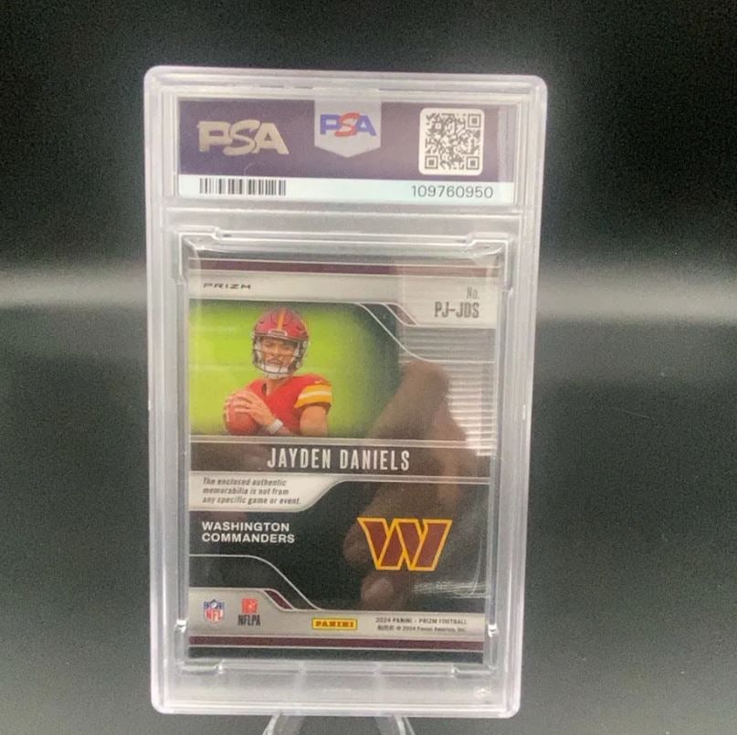 2024 Prizm Jayden Daniels Premier Jersey Pink Prizm - 2