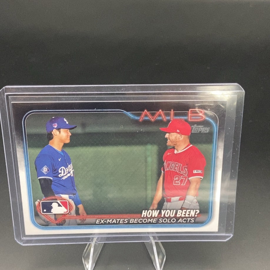 2024 Topps Shohei Ohtani Mike Trout How You Been Card (1 of 2)