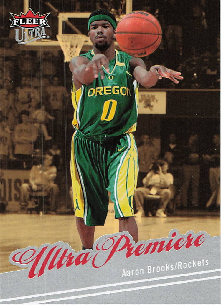 2007-08 Fleer Ultra Aaron Brooks Rookie Card (1 of 1)