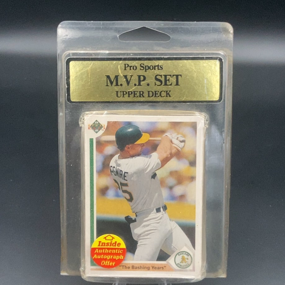 1991 Upper Deck Mark McGwire #656 "The Bashing Years" Baseball Card (1 of 1)
