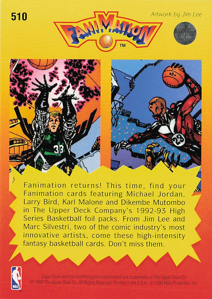Michael Jordan ("Agent 23") and Larry Bird ("Birdman" - 2