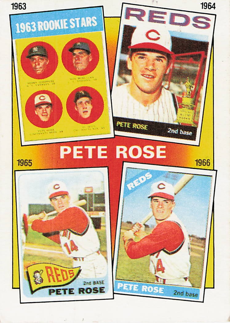 1986 Topps #2 Pete Rose Years (1963–1966) baseball card (1 of 1)