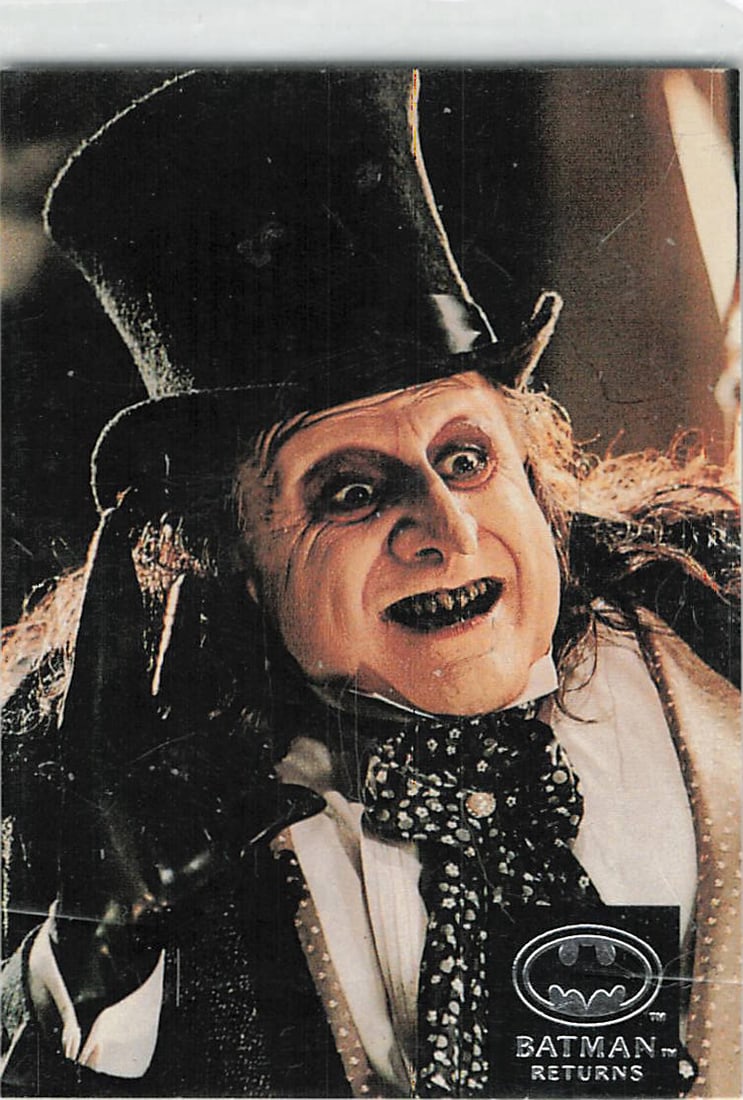 Danny DeVito as The Penguin on a 1992 Topps Stadium Club trading card (1 of 1)