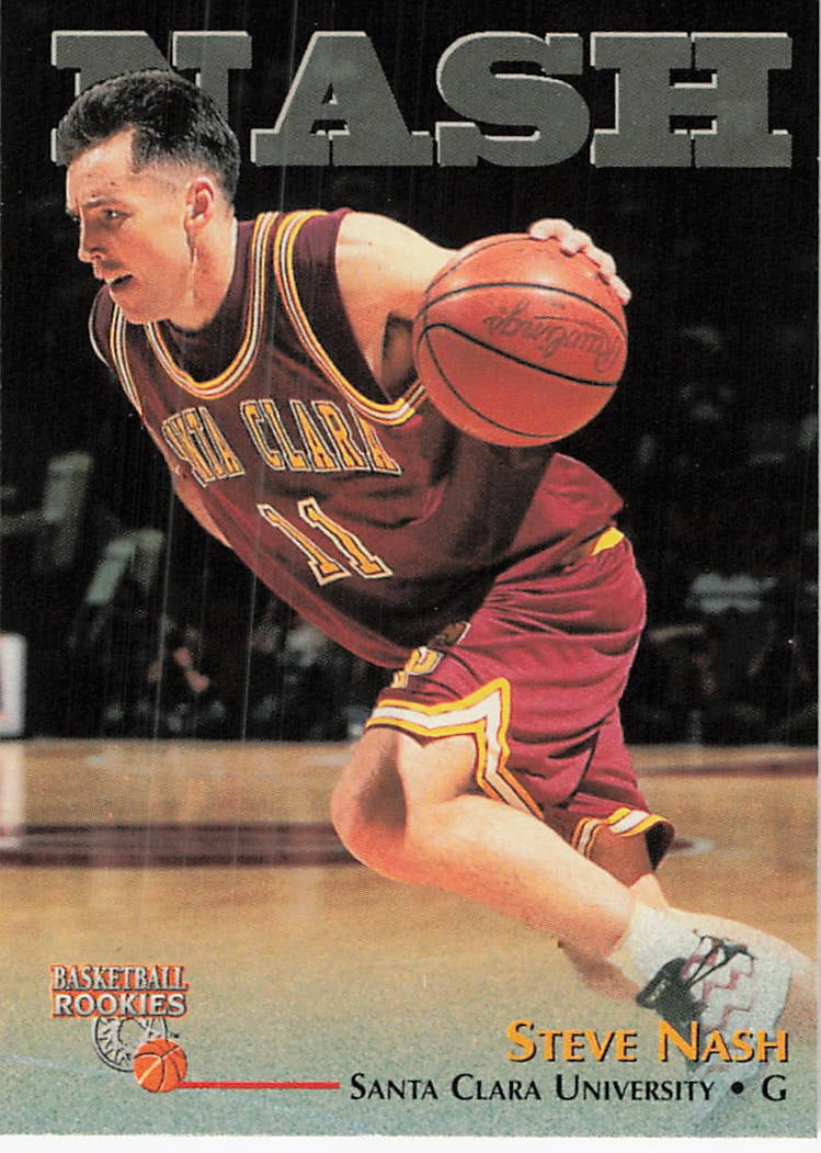 1996 Score Board Basketball Rookies trading card featuring Steve Nash (#18) (1 of 1)