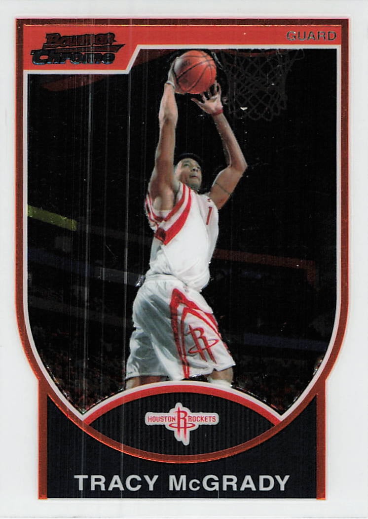 2007–08 Bowman #101 Tracy McGrady basketball trading card (1 of 1)