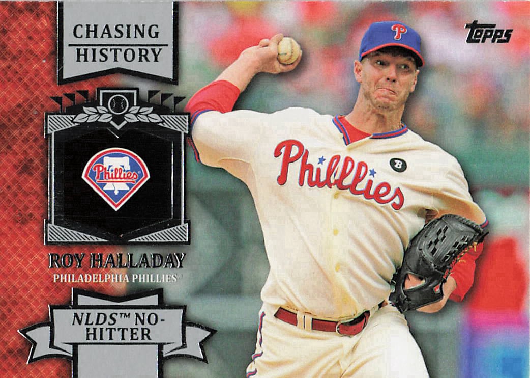 2013 Topps Chasing History #CH-1 Roy Halladay baseball card (1 of 1)