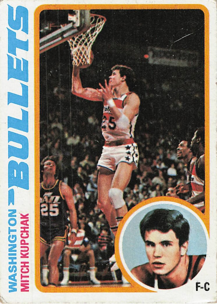 1978-79 Topps Basketball Card Mitch Kupchak Washington Bullet (1 of 1)