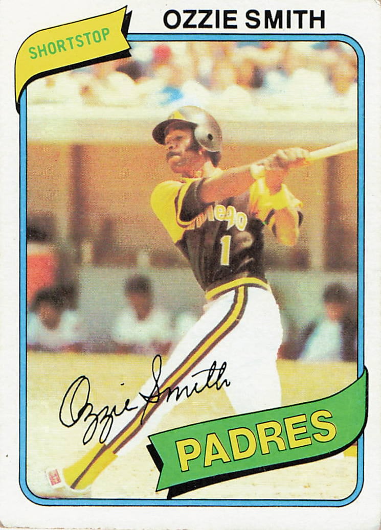 1980 Topps #393 Ozzie Smith rookie trading card (1 of 1)
