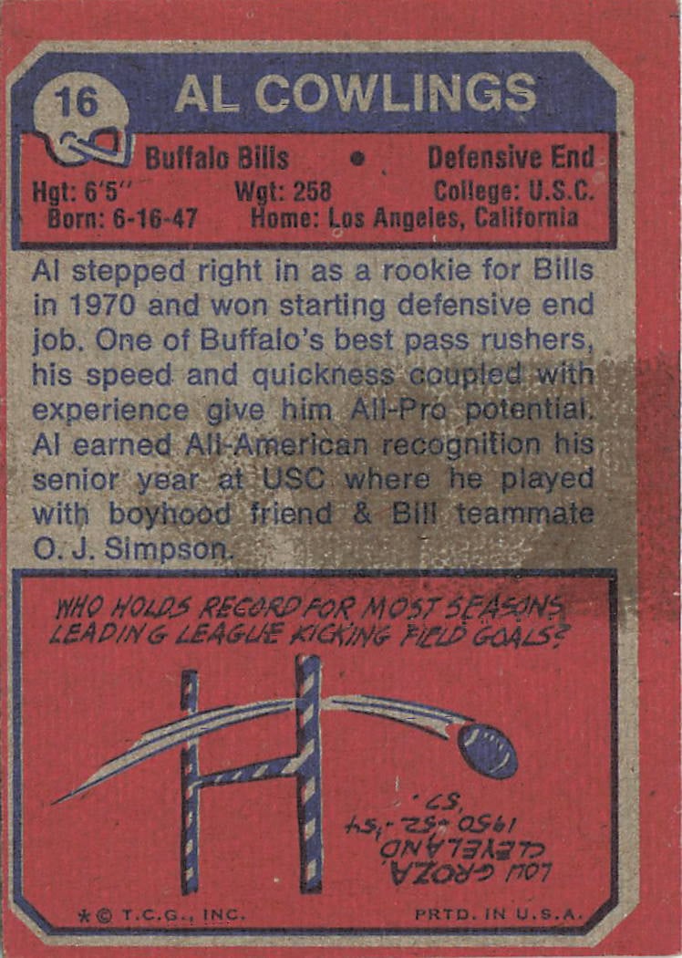 1973 Charlie Joiner Topps #467 Cincinnati Bengals - 2