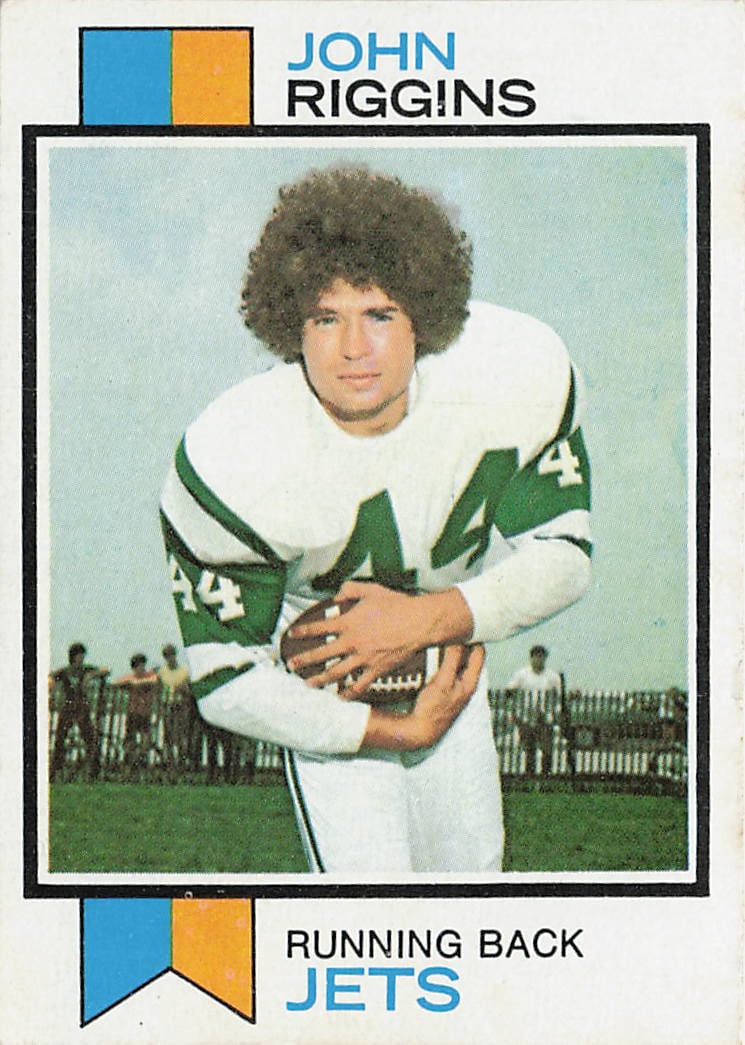 1973 Topps John Riggins #245 football card (1 of 2)