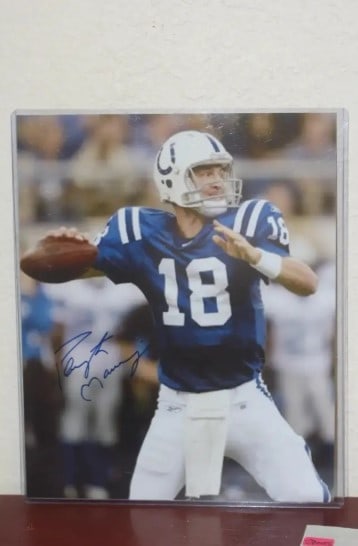 Peyton Manning Autographed Indianapolis Colts Photo (1 of 3)