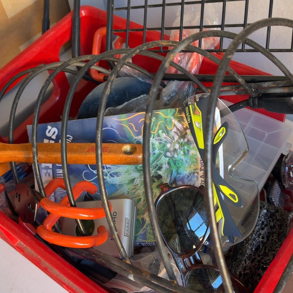 Assorted Metal Wire Racks, Baskets, Tools & Miscellaneous Items - 2