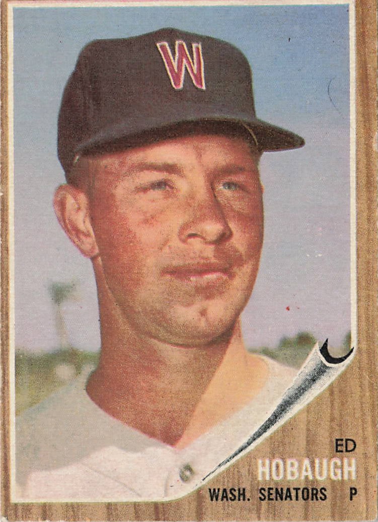 1962 Topps Ed Hobaugh #79 baseball car (1 of 2)