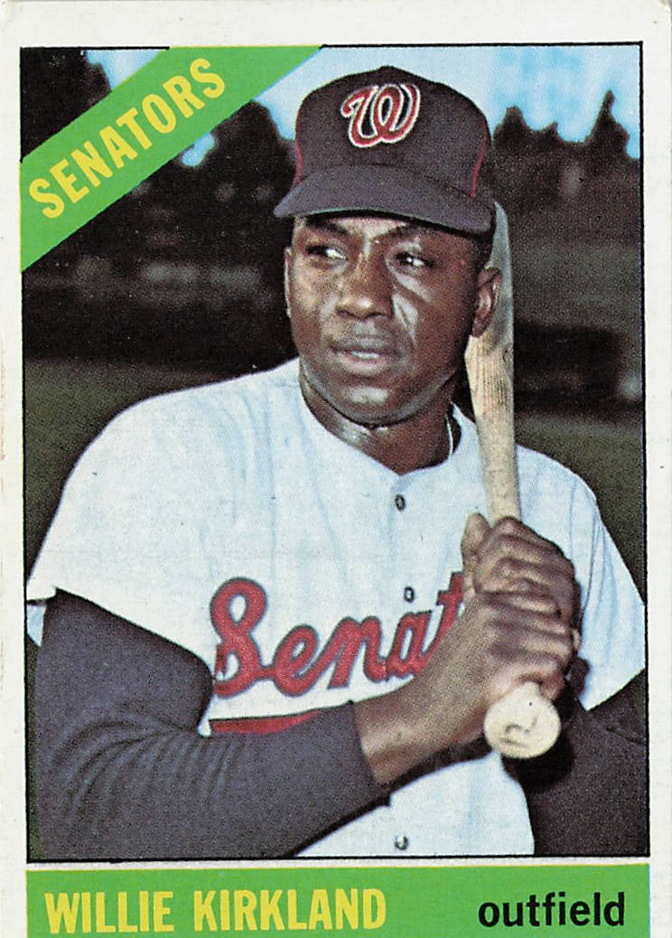 1966 Topps Willie Kirkland #434 baseball card (1 of 2)