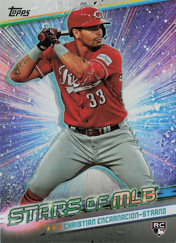 2024 Topps Series 1 Stars of MLB Christian Encarnacion-Strand #SMLB-7 rookie insert card (1 of 2)