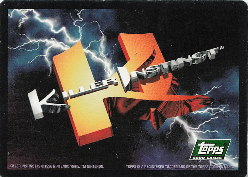 1996 Topps Killer Instinct Collectible Card Game "Techno-Mage!" Promo Card (1 of 2)