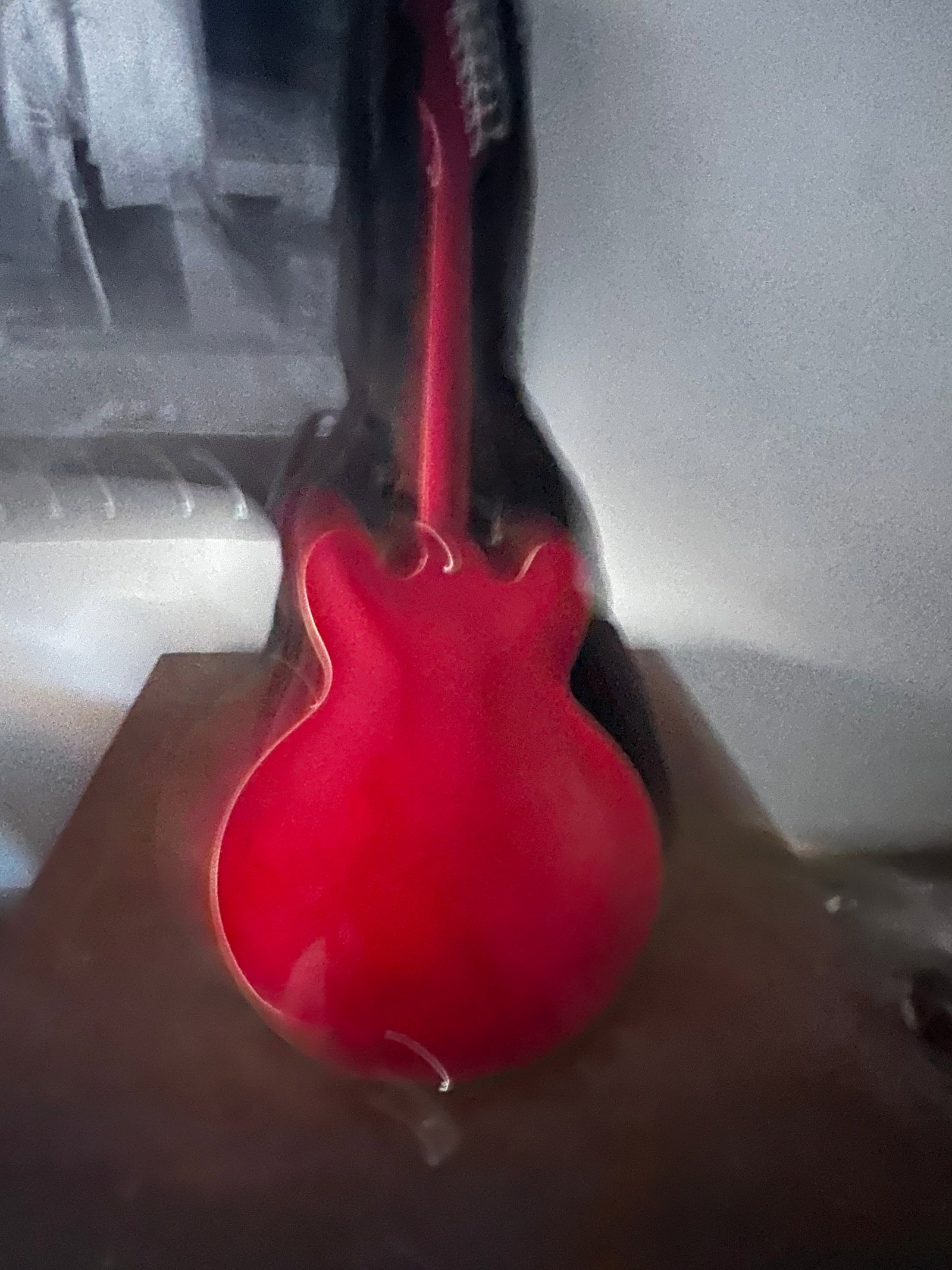 """Copy"""Vintage 1970 Triin Lopez Cherry Red Japanesse Eliectric Guitar - 3