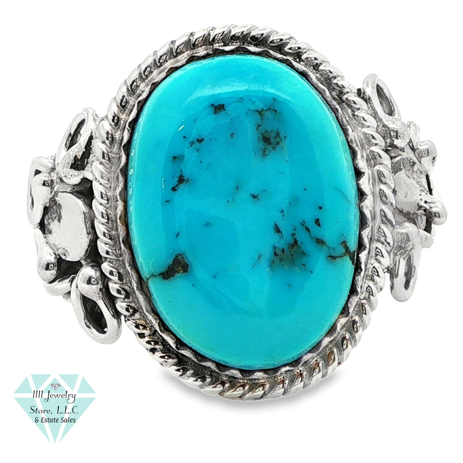 .925 Sterling Silver Turquoise Ring Designer Running Bear Sz 9: Title: .925 Sterling Silver Turquoise Ring Designer Running Bear Sz 9 Brand: Running Bear Jewelry Type: Ring Material: Sterling .925, Turquoise Main Stone, Carat, Color, Clarity: Turquoise S