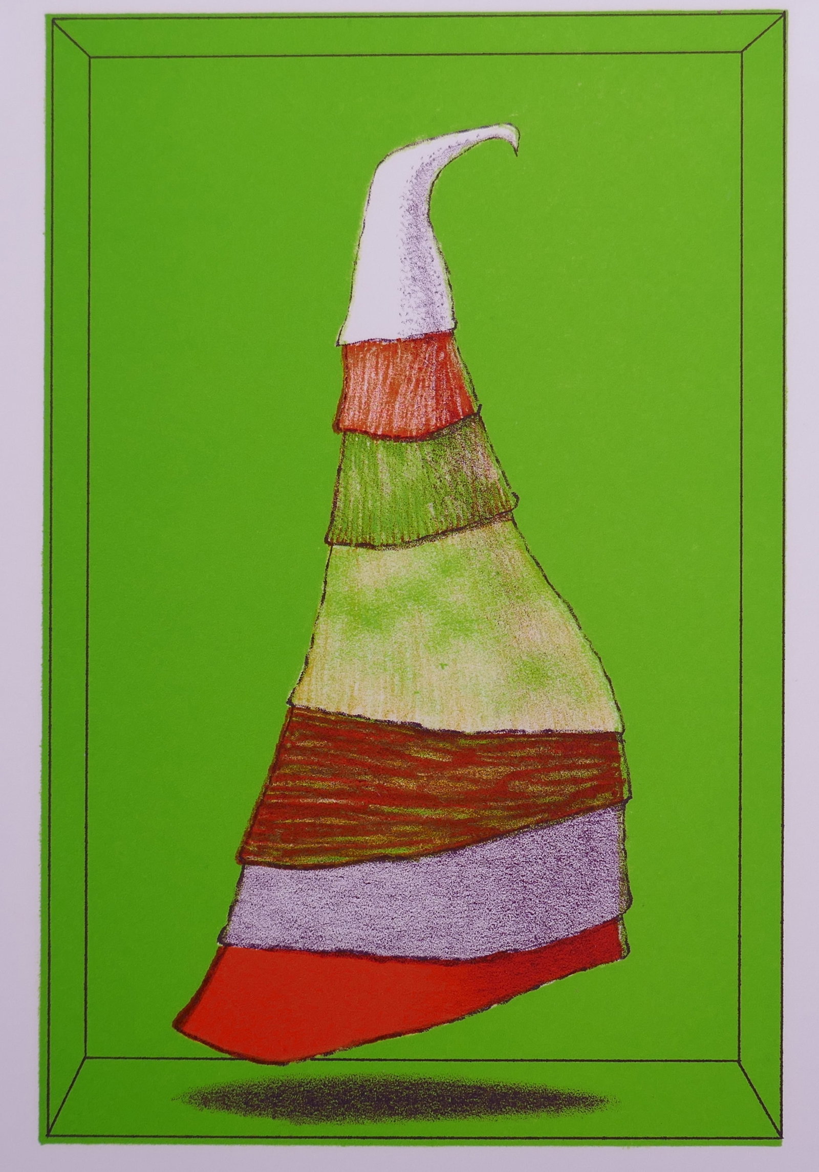 James Boynton, Striped Wizard (Pandorasville Revisited XI), 1967 Tamarind Color Lithograph (1 of 20)