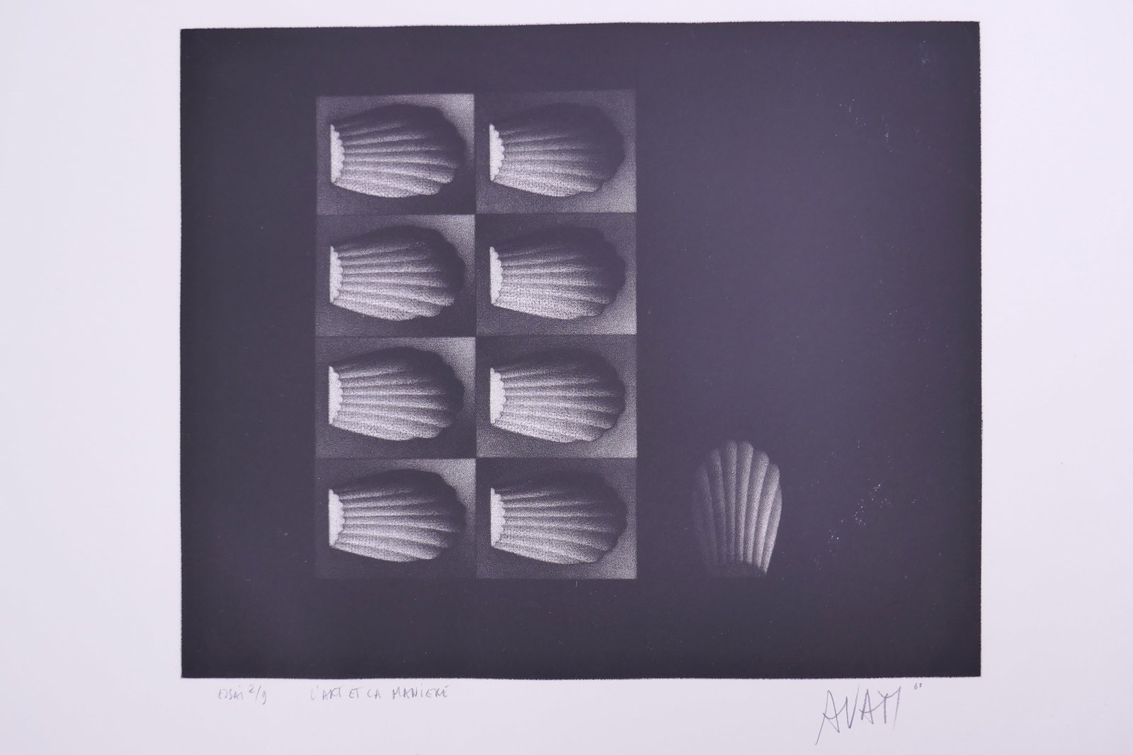 Mario Avati (French, 1921–2009), L’Art et la manière, 1968 Mezzotint (1 of 20)