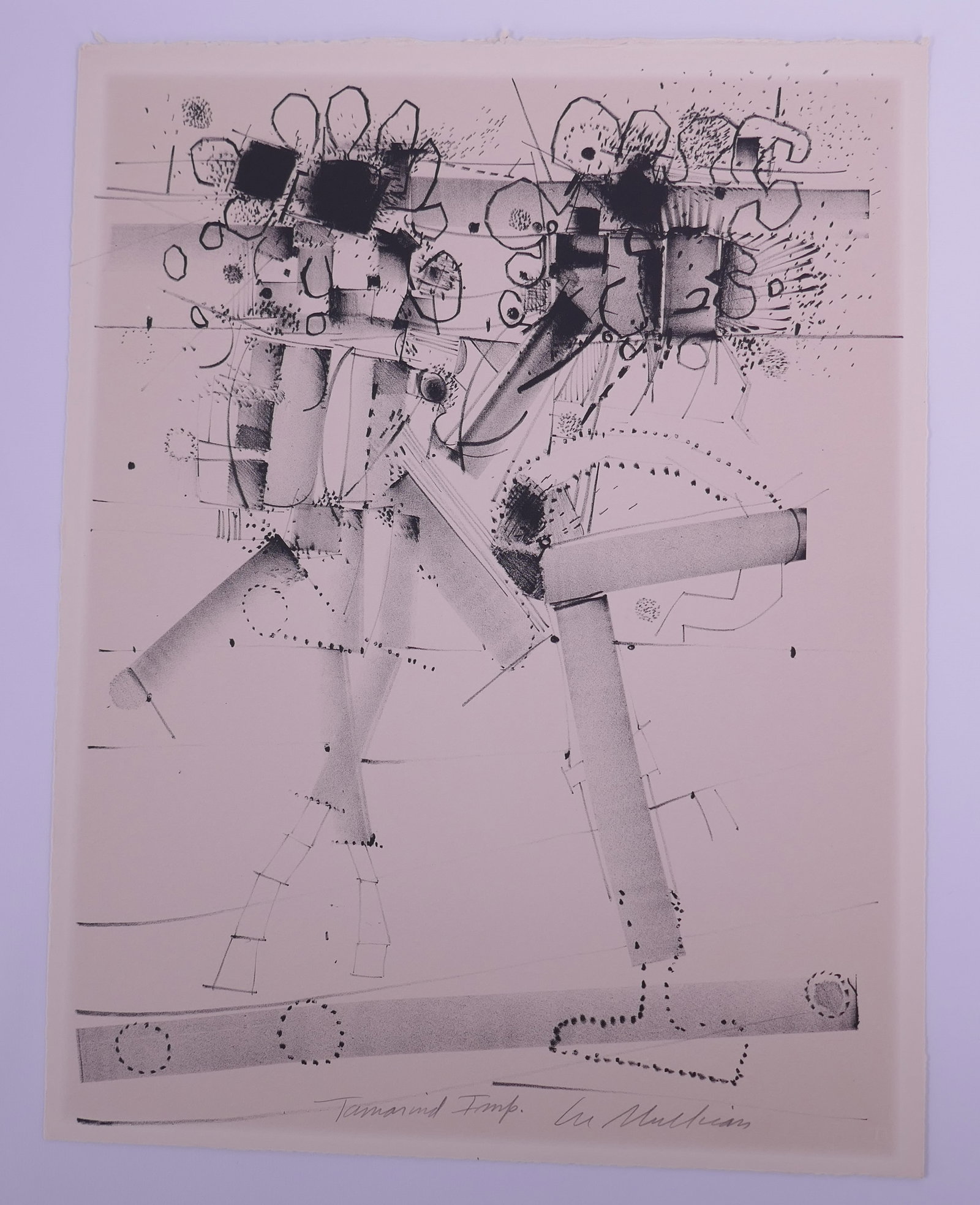 Lee Mullican (American, 1919–1998), Hungry Ghosts IV, 1964 Lithograph (1 of 20)