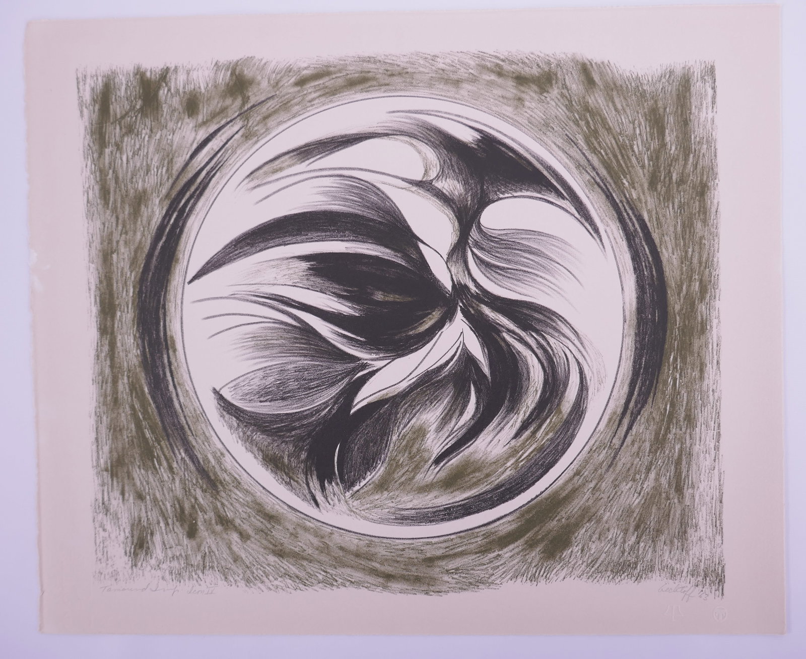Sonia Gechtoff (American, 1926–2018), Icon IV from 6 Icons, 1963 Tamarind Color Lithograph (1 of 20)