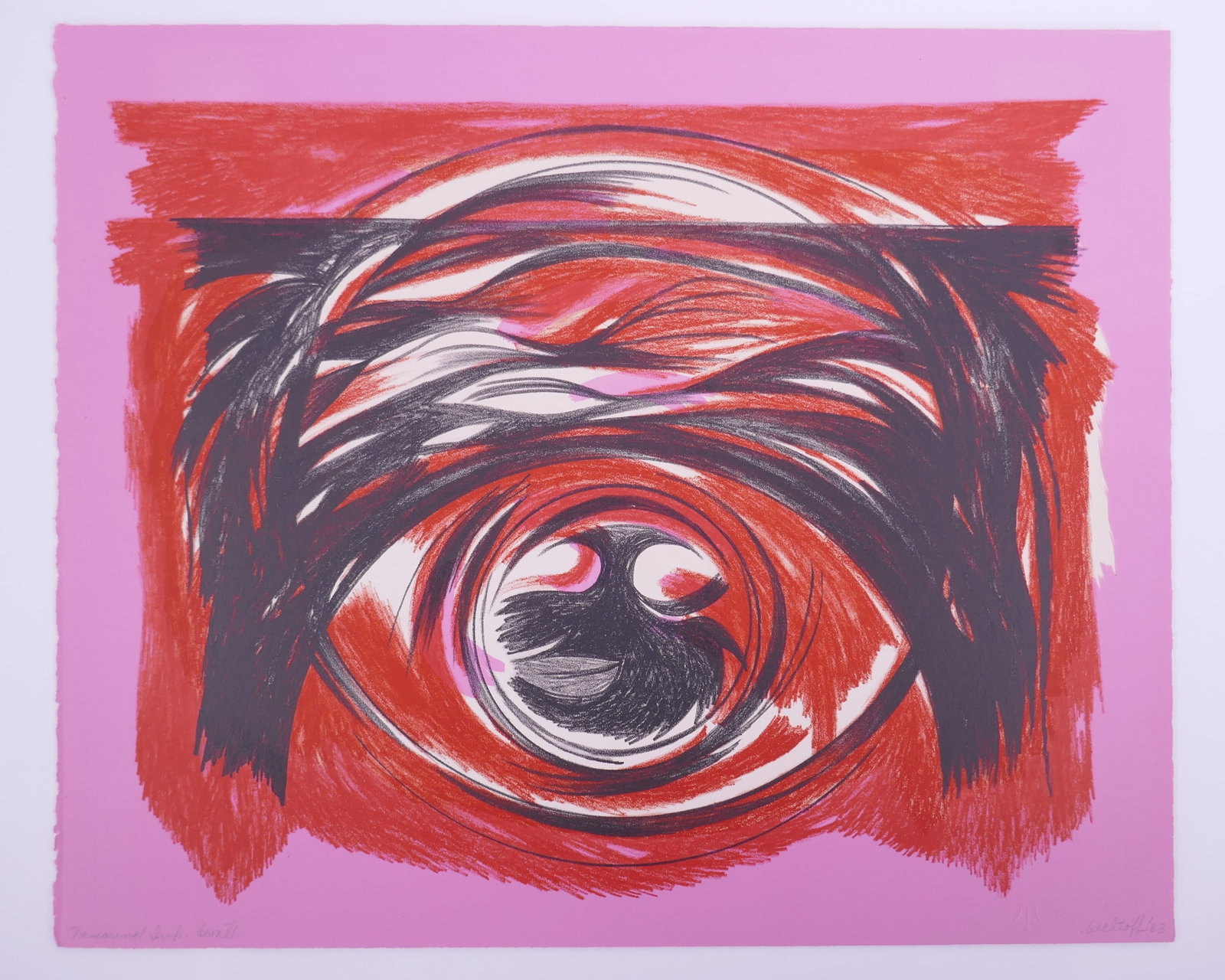 Sonia Gechtoff (American, 1926–2018), Icon VI from 6 Icons, 1963 Tamarind Color Lithograph (1 of 20)