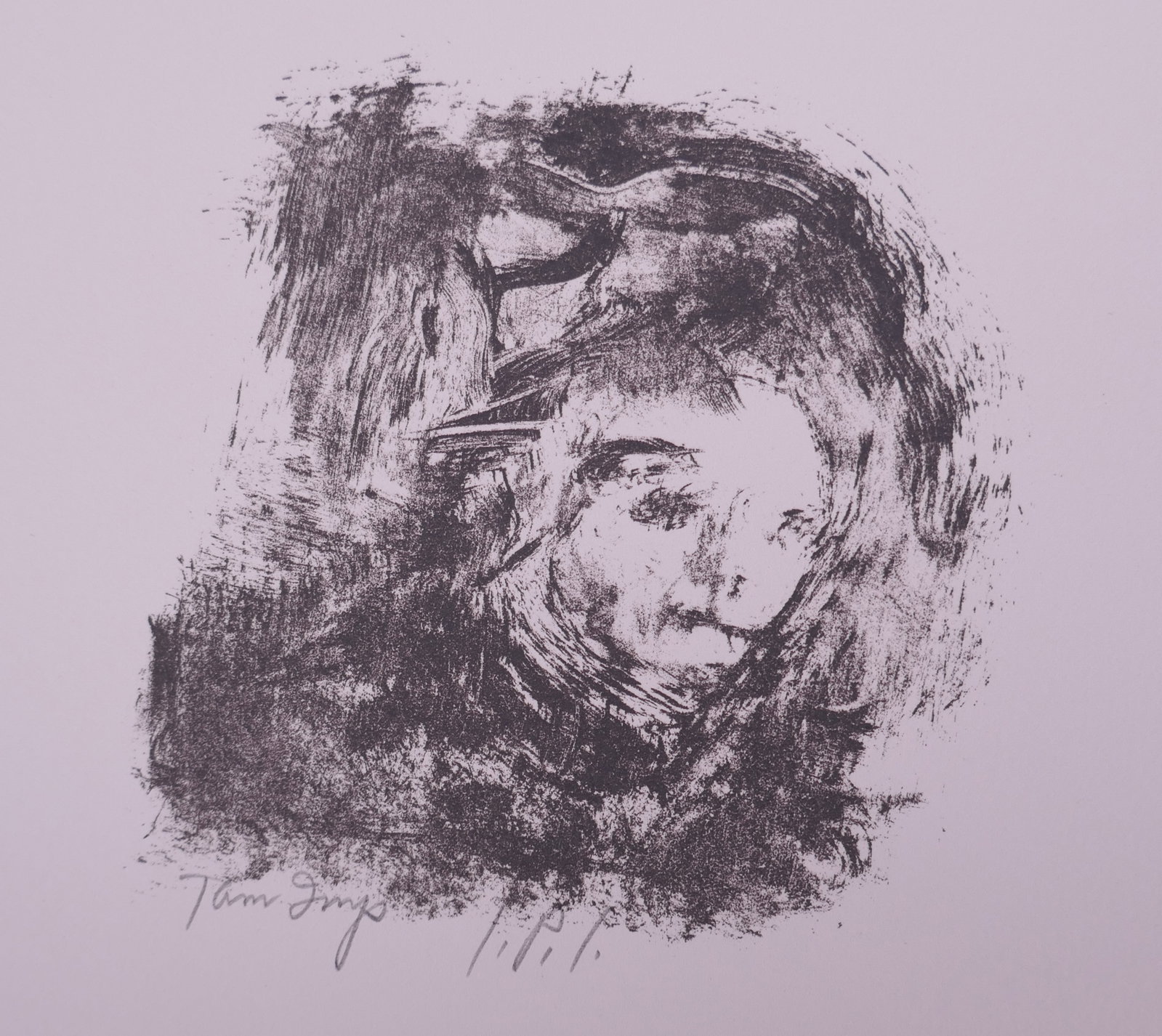 John Paul Jones (American, 1924–1999), Untitled, 1962 Lithograph: John Paul Jones (1924–1999) was an American painter, printmaker, sculptor, and educator whose national reputation during the 1950s and 1960s rested largely on his figurative drawings and prints. Aft