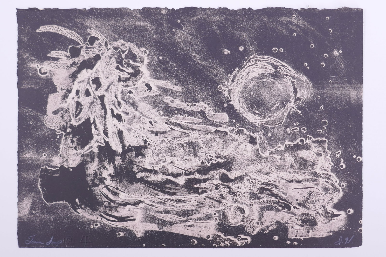 Irwin Hollander (American, 1927–2018), Vesta, 1962 Lithograph: Irwin Hollander (American, 1927–2018) was an artist and master lithographer who played an important role in the revival of American fine-art lithography during the 1960s. At Tamarind Lithography Wor