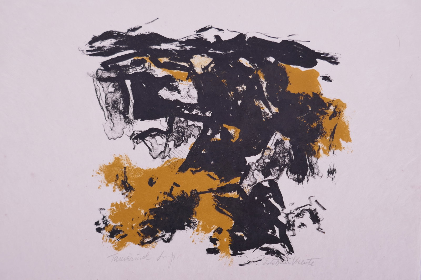 Esteban Vicente (American, 1903–2001), Untitled III from Five Lithographs, 1962 Lithograph (1 of 16)
