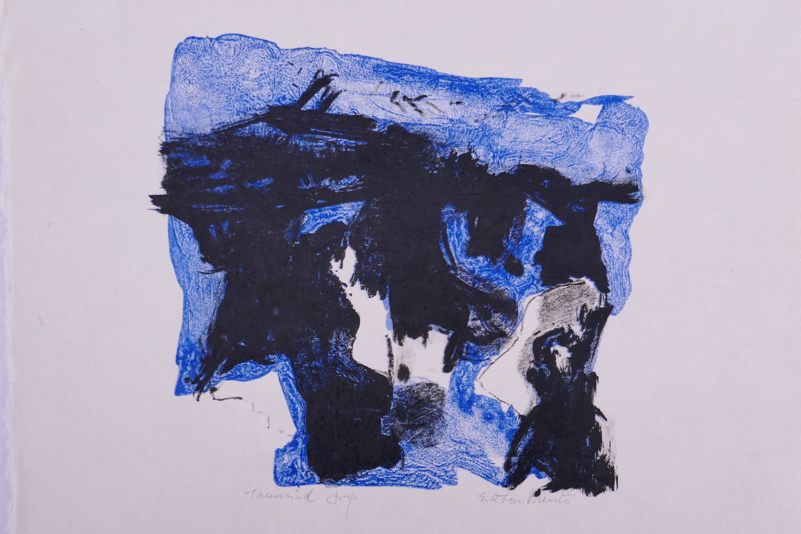 Esteban Vicente (American, born Spain, 1903–2001), Untitled II from Five Lithographs 1962 (1 of 18)