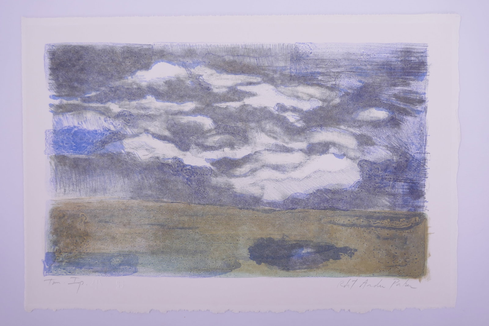 Robert Andrew Parker (American, 1927–2023), County Clare, Eire XII, 1967 Color Lithograph (1 of 20)