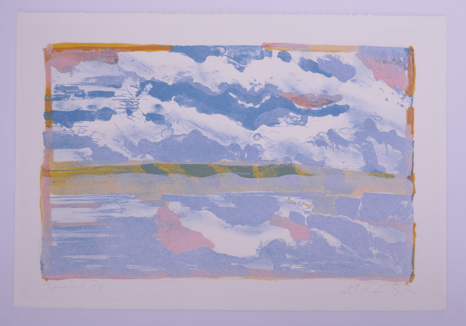 Robert Andrew Parker (American, 1927–2023), County Clare, Eire I, 1967 Color Lithograph (1 of 20)