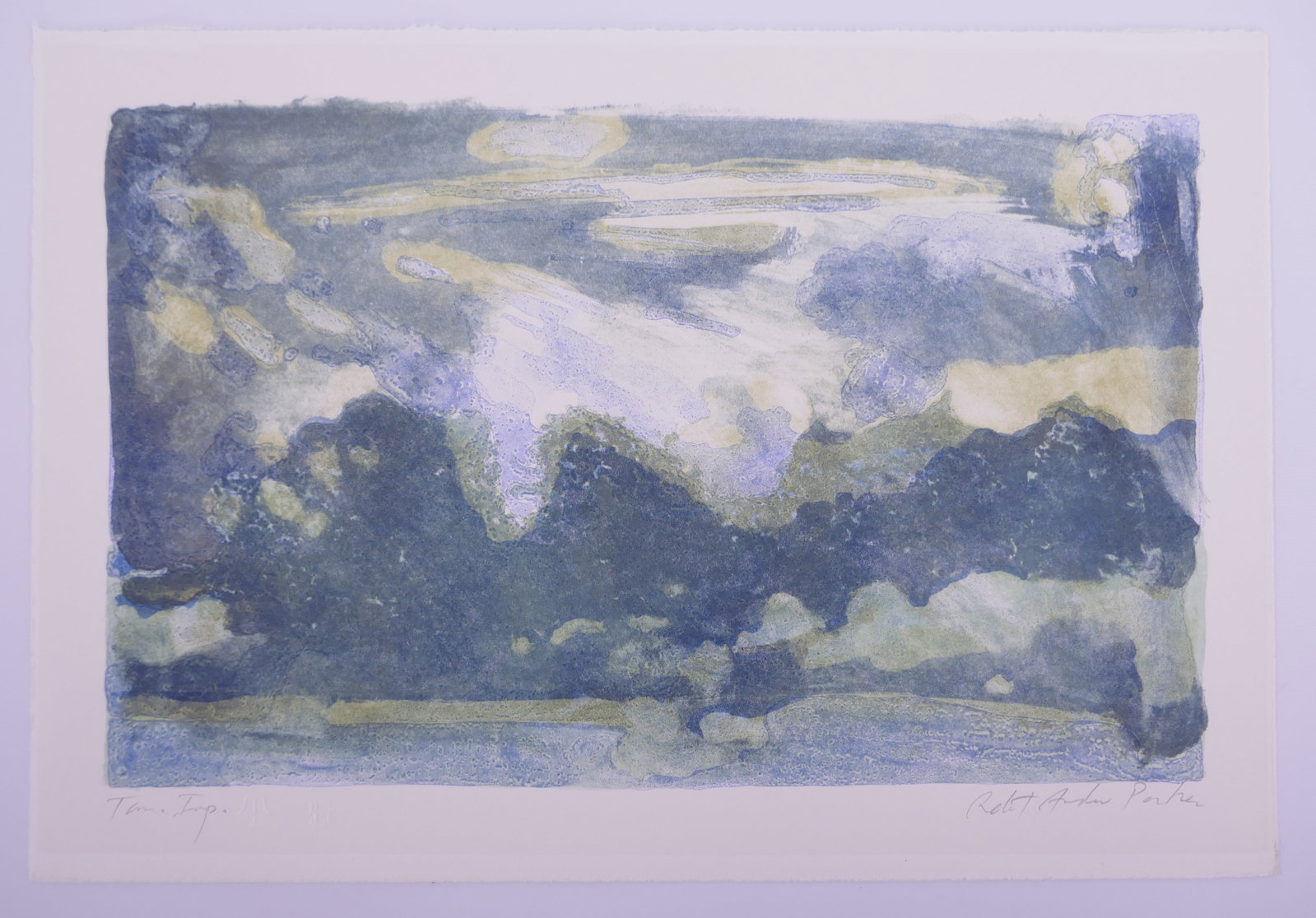 Robert Andrew Parker (American, 1927–2023), County Clare, Eire IX, 1967 Color Lithograph (1 of 20)