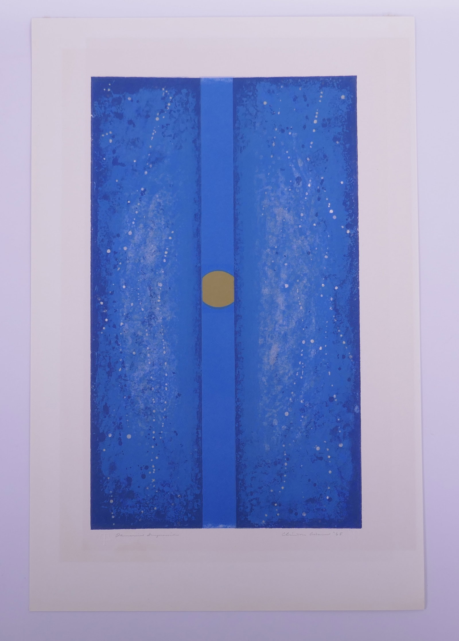 Clinton Adams (American, 1918–2002), Nocturne, 1965 Color Lithograph (1 of 20)